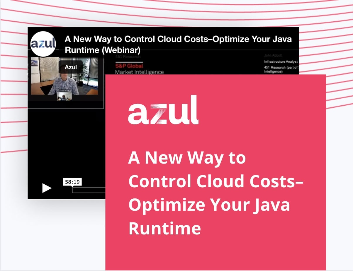A New Way to Control Cloud Costs–Optimize Your Java Runtime