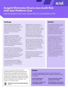 CASE STUDY: Learn how Ausgrid eliminated its Oracle Java audit risk.