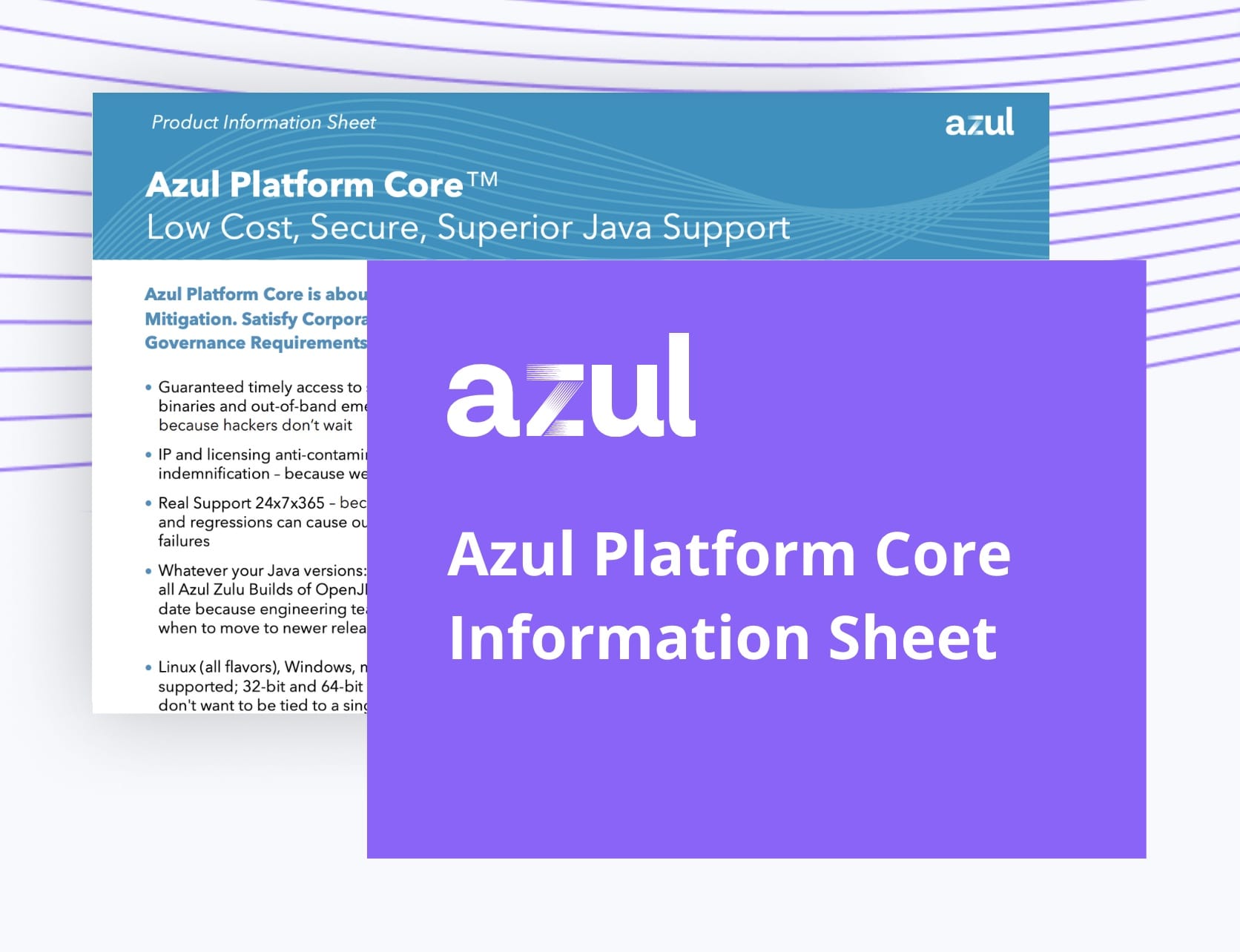 Azul Platform Core Information Sheet