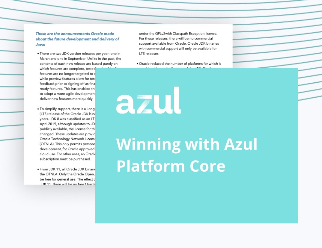 Winning with Azul Platform Core