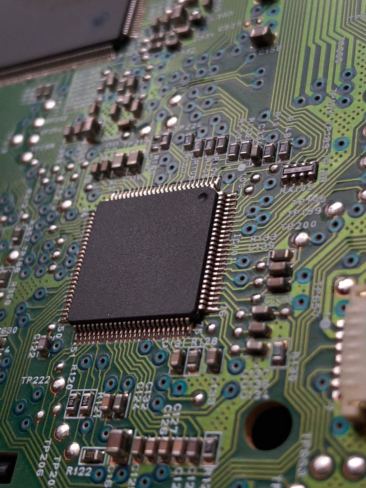 Computer Board with Chips