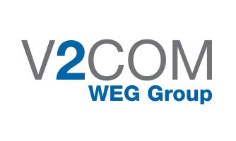 V2COM Logo